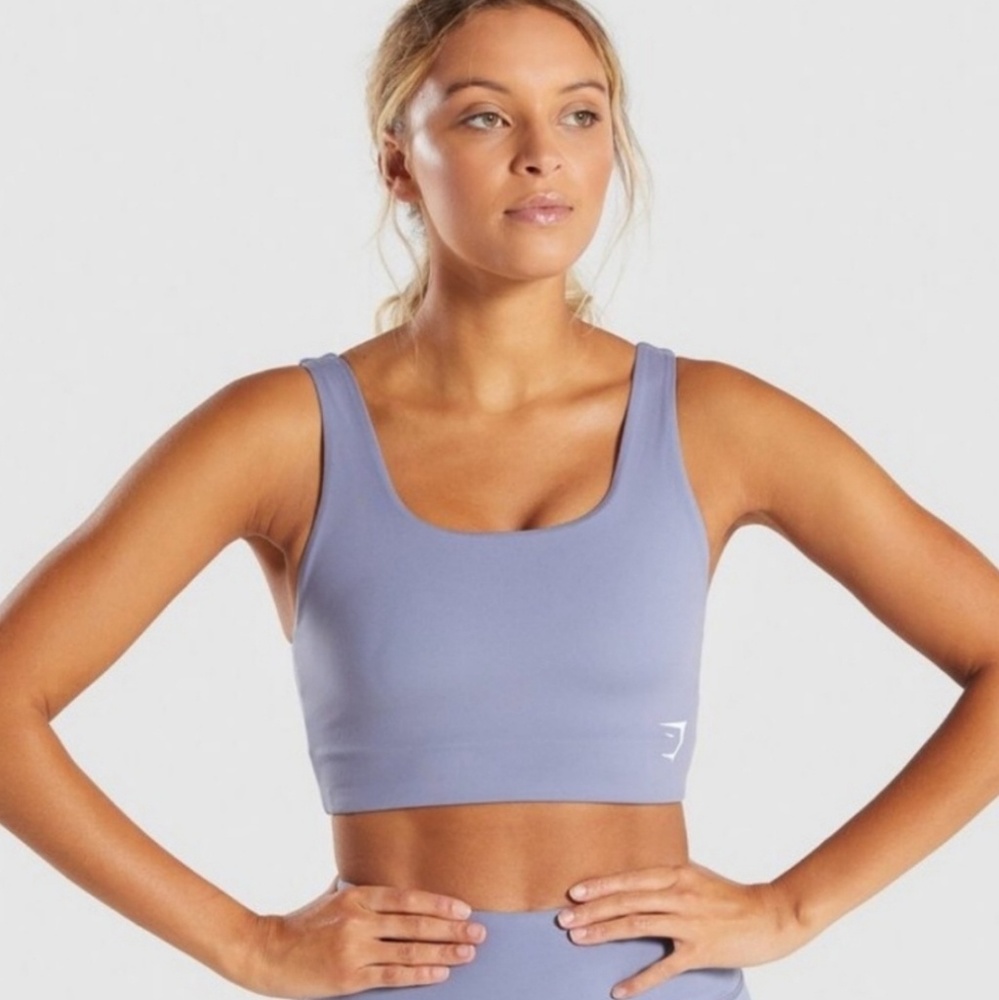 Gymshark Dreamy Sports Bra Steel Blue Large